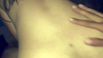 tanned peruvian milf moans wildly bent over ready for deep penetration