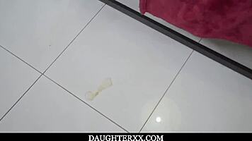 young babe tempts older man no condom needed