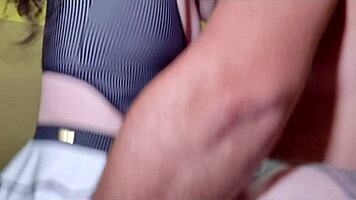 garota albina riding that white dick hard until she explodes in orgasm 😍🔥