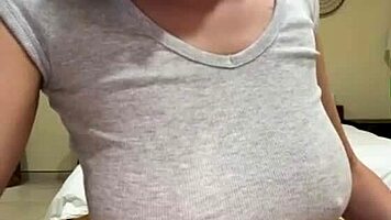 Beautiful Stepmom's Big Tits Seduce in Homemade Massage Tease