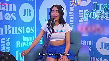 petite colombian mayraoficial squirts wildly on sybian in juanbustos podcast