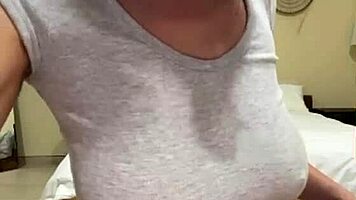 Beautiful Stepmom's Big Tits Seduce in Homemade Massage Tease