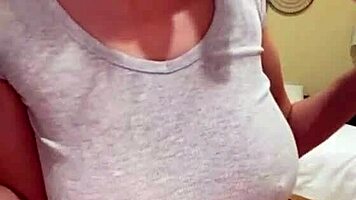Beautiful Stepmom's Big Tits Seduce in Homemade Massage Tease
