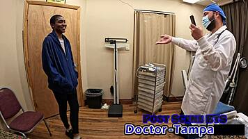 daisy mynxs squirms in fear during her first intense gyno exam close-up