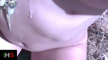 Blonde Slut Gets Fucked Hard Outdoors In Countryside Fields!