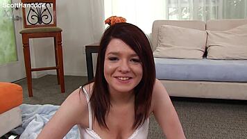 petite teen hotties deepthroat big cocks in pov swallow compilation