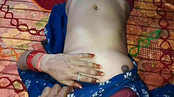 newlywed indian wife surrenders pussy on first night to husband