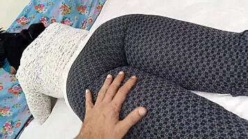hey, married slut gives dirty hindi handjob before epic ass fuck
