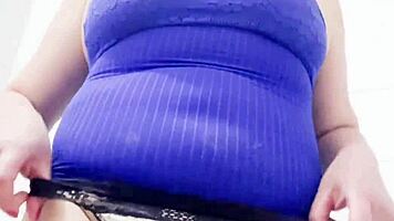 Latina Swinger Wife Shaves Pussy for Boss in Front of Husband