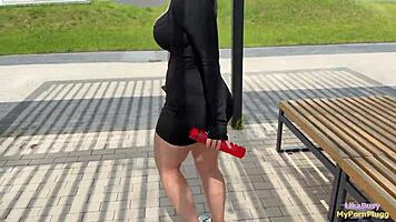 Tricked my cute neighbor into hard pounding session