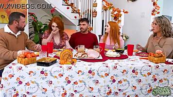 Arietta Adams & Cherry Fae's Wild Nate Thanksgiving Threesome!