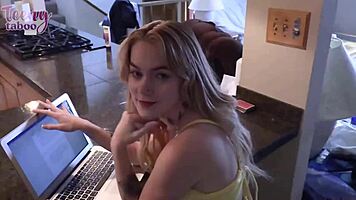 Nasty blonde Sage Fox pounded deep by Seth Brogan
