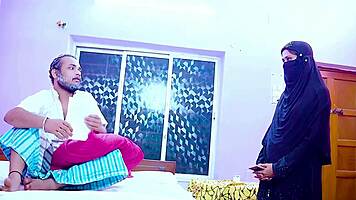 horny indian babe romantic creampie with older lover