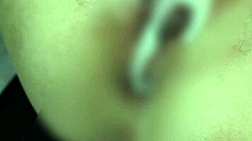 messy creamy pussy queefs in extreme lube fingering play