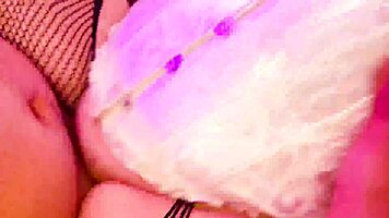Curvy Latina Wife Rides Neighbor's BBC Double Penetration Creampie