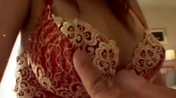 Petite Asian MILF in lingerie unleashes BDSM solo masturbation frenzy