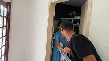oh man, that slippery soap in the bathroom got her wet pussy all lathered up for some hot latina licking and moaning action