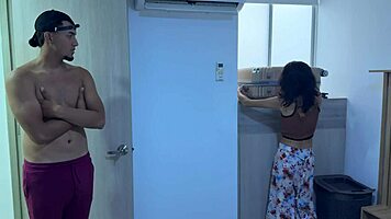 Hotel Room Leads To Intense Latina Fuck