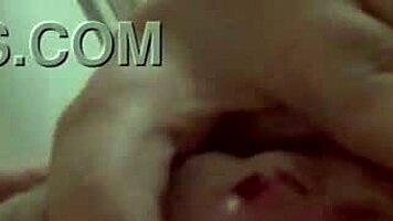Blonde teen fingers shaved pussy to explosive hotel orgasm