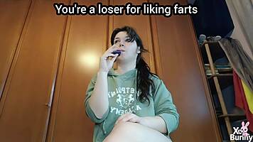 Best horny romanian amateurs fart close-up while smoking big natural tits cosplay