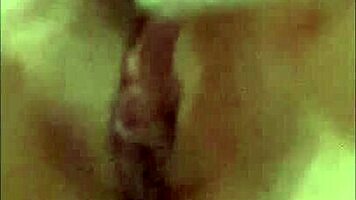 Candid Shy GF Shaves Pussy Up Close