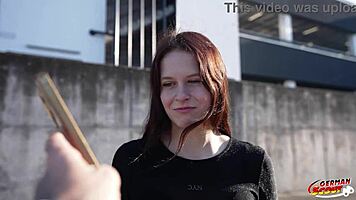 Ready to scout this petite German redhead for wild casting?