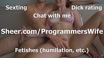 programmerswife bikini babe masturbates with juicy bouncing tits