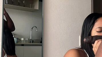 kneel and devour my cock lil mouth amateur