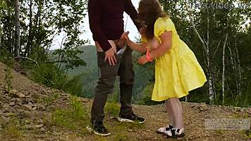 met hot exhibitionist nympho in forest flashing ass and tits 🍑🌳😈 xsanyany