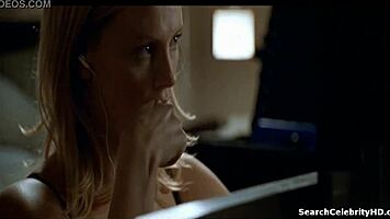 charlize theron bares big tits in the italian job 2003 scene