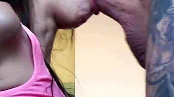 candie cross gags on rough deepthroat then begs more