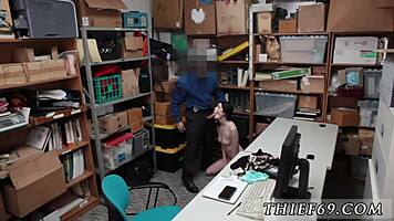 COP RIPS TEASE FROM SHOPLIFTING PETITE SUSPECT!