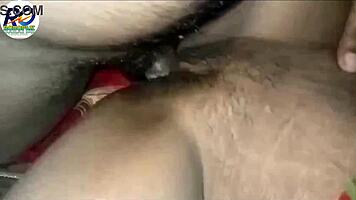 desi beauty lifts saree legs high for nonstop pounding action