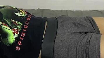 patient's cock throbs hard as nurse gives sloppy deepthroat tease