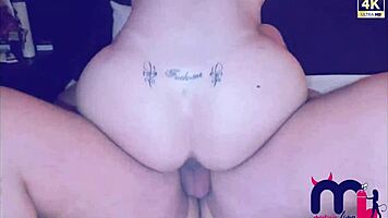 Latina brunette teases feet discovers thick monster cock and gets hardcore fucked in amateur session