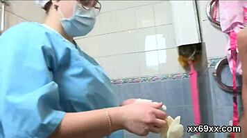 doctor helps teen patient lose virginity in hardcore group defloration