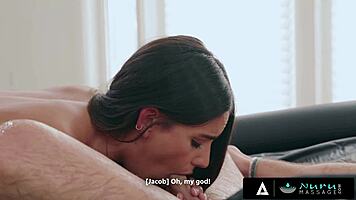 nuru massage gone wild 😍 isa bella's perfect oiled fuck sesh with deepthroat