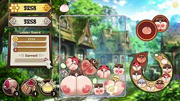 suika squirts wildly as anal plug pulled in wet hentai game