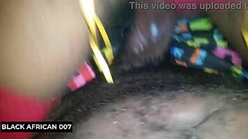 skinny ebony bitch strips teasingly begs for rough cock watch full