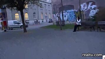Czech teen seduced in shop then shagged hard in POV anal reality
