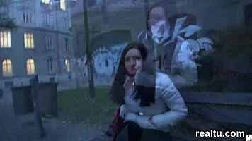 Czech teen seduced in shop then shagged hard in POV anal reality