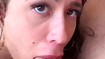 Sexy Latina's Deepthroat Talent Shines in Doggy and Cowgirl POV