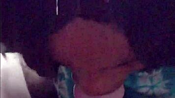 Black Princess Devours White Cock in Steamy Sucking Session