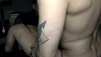 petite latina wife humiliates fat cuckold with old man's deep creampie pounding