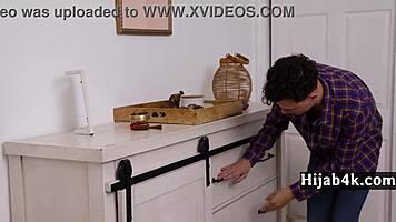 shy arab milf rubs out the perfect genie explosion pov style