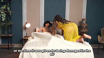 Brunette big tits beauty discovers intense pleasure her partner lacks