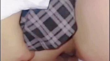 Just the tip turns into hardcore creampie for cute Mexican amateur outdoors!