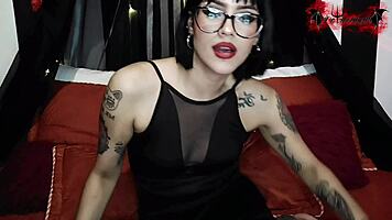 lingerie tease builds to forbidden roleplay climax