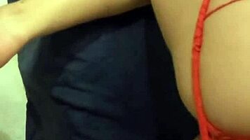 Colombian Latina Bride Offers Fat Ass in Red Lingerie