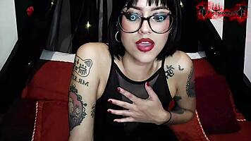 lingerie tease builds to forbidden roleplay climax